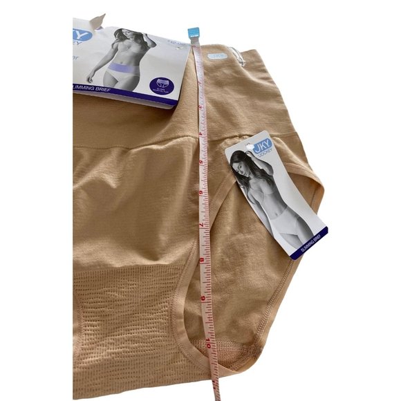 NWT Jockey JKY Beige Slimming Brief Everyday Muffin Tamer Size Large Panties - Picture 9 of 11